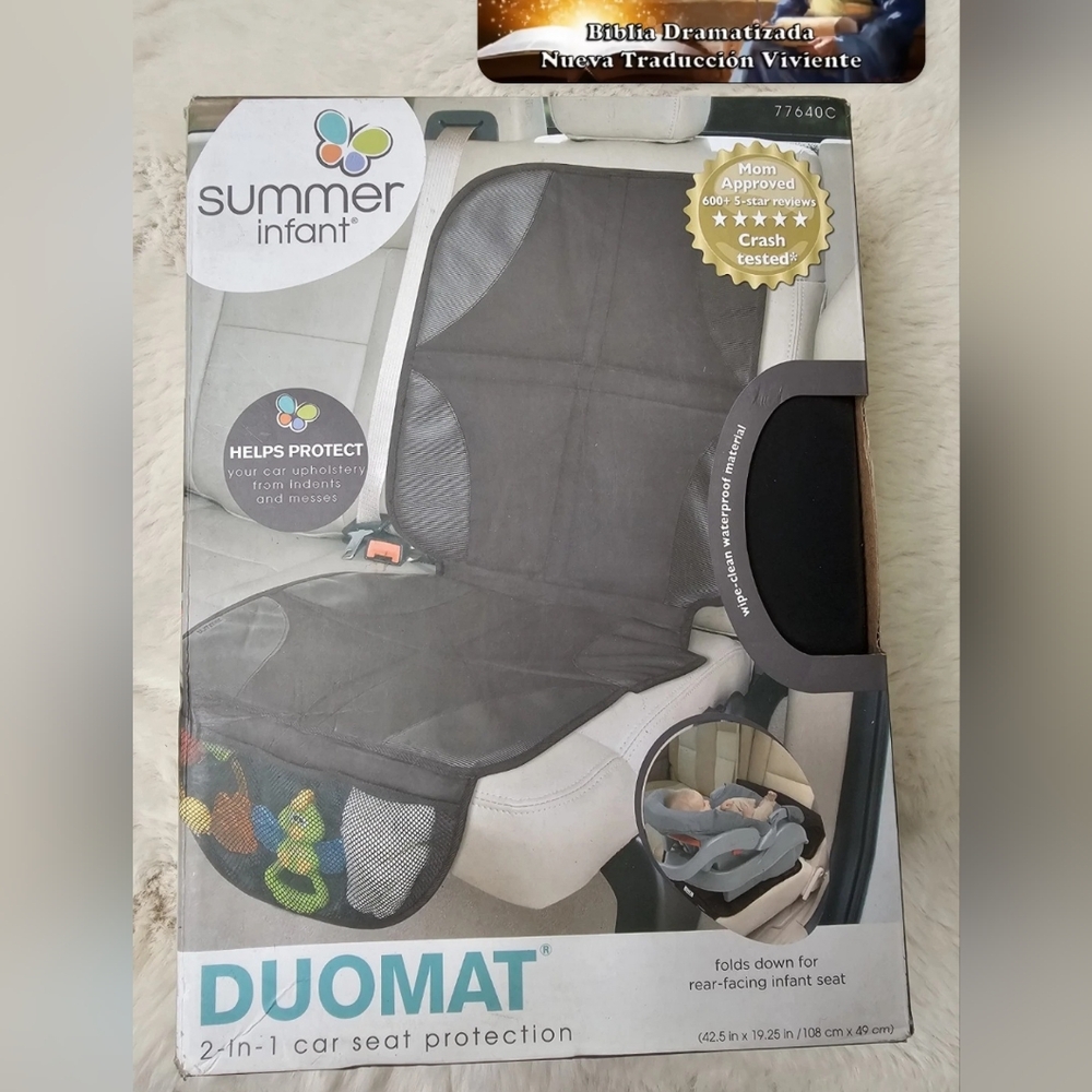 New Summer Infant Duomat 2-in-1 car seat protection